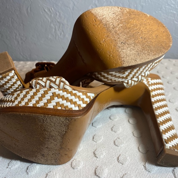 VIA SPIGA Woven Braided Platform Sandals - Picture 7 of 16